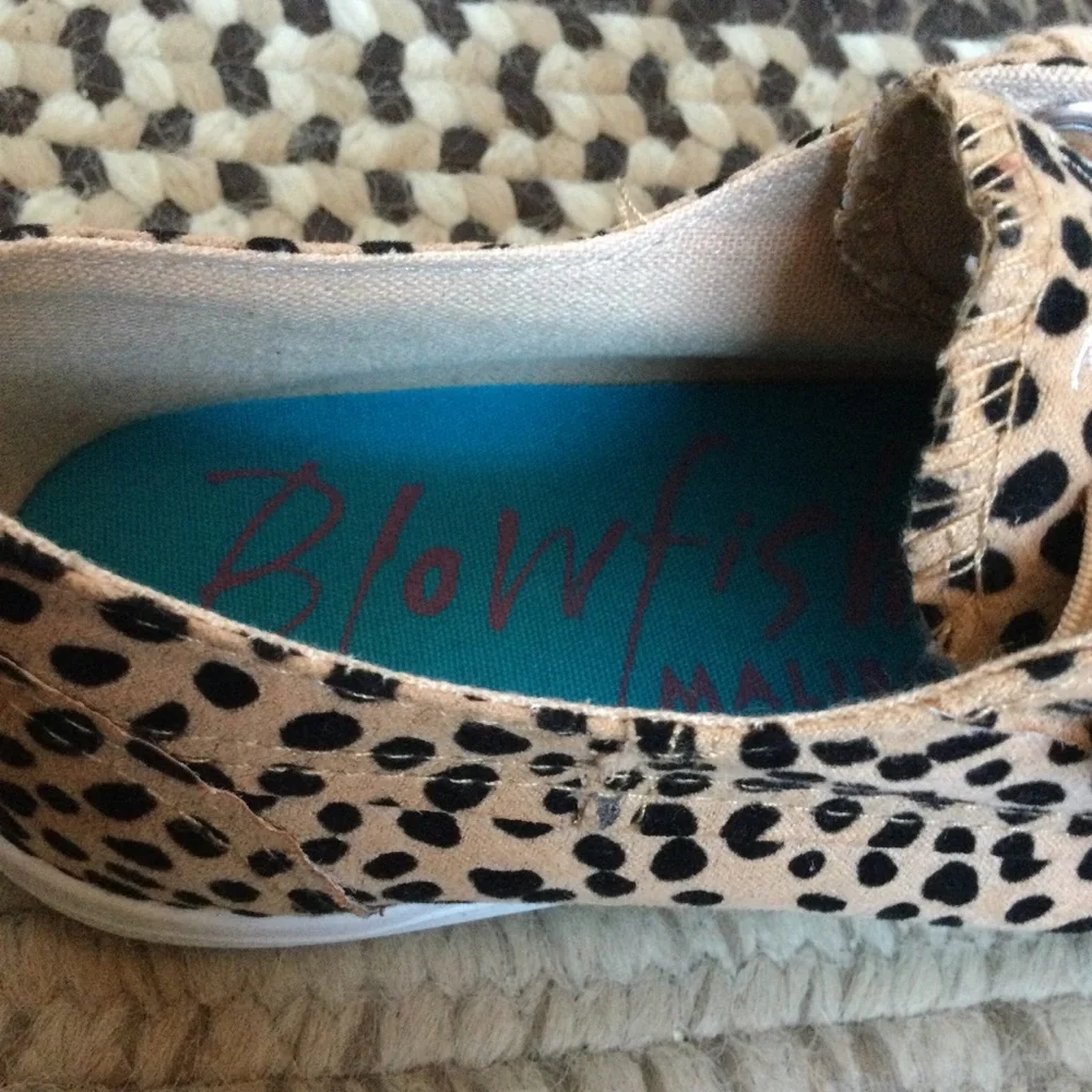 Blowfish Cheetah slip ons sneaker